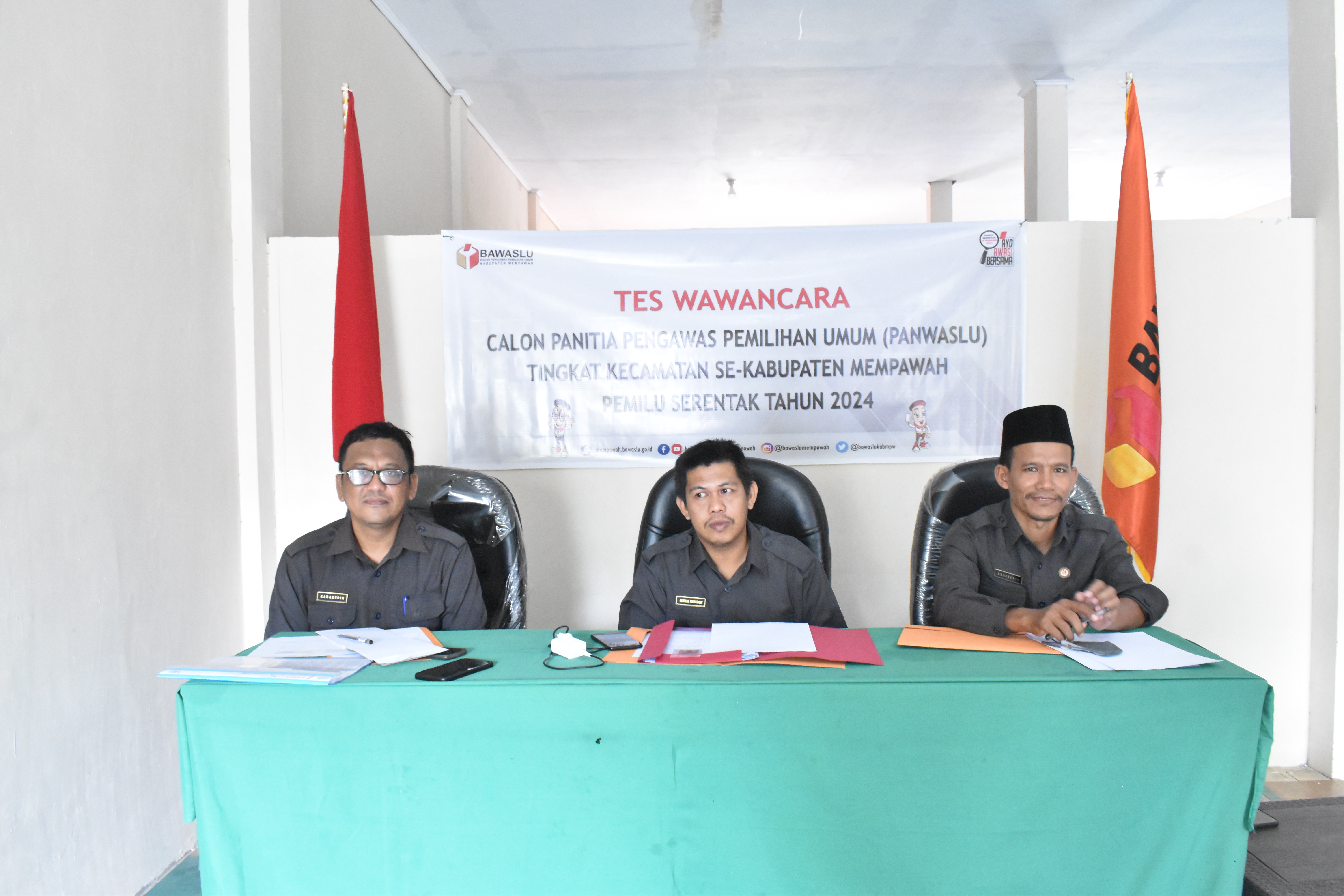 Bawaslu Mempawah Lakukan Test Lanjutan Seleksi Calon Anggota Panwascam Kabupaten Mempawah