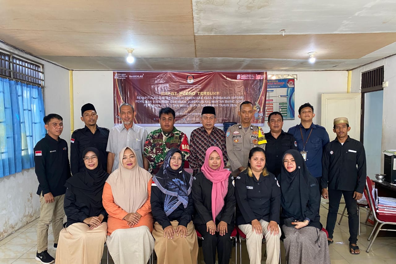 Rapat pleno Rekapitulasi DPSHP
