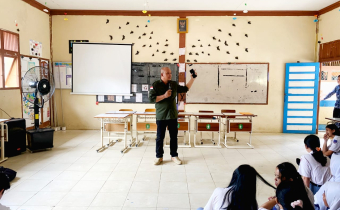 sosialisasi pendidikan Politik di SMAN 1 Toho.